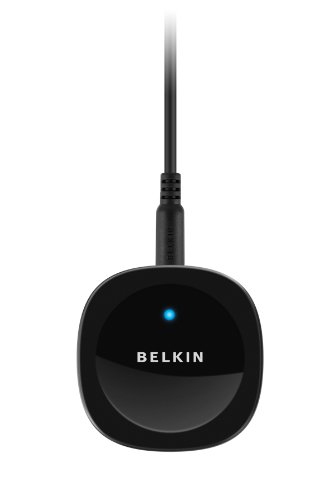Belkin Schnurloser Musikadapter für Bluetooth-Audiogeräte (Netzteil mit UK-Stecker) schwarz