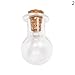 Produktbild Landslide 5 Pcs Mini Empty Transparent Runde Star Cork Glas Flasche Wishing Bottles Pendant Essential Oil Flaschen (Round)