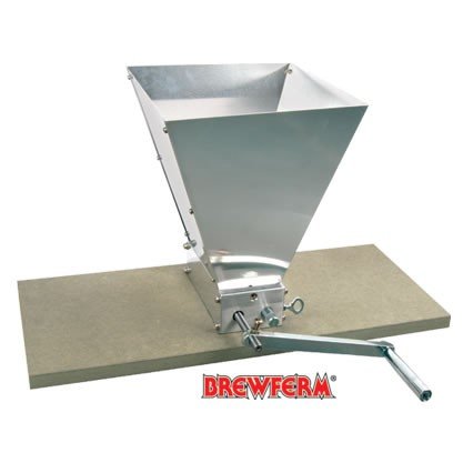 Malzmühle mit zwei Rollen, eine verstellbar