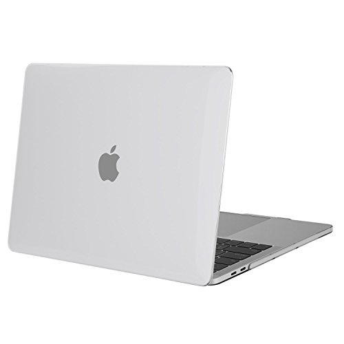 MOSISO Plastik Hartschale Schutzhülle Snap Case mit Silikon Klar Tastatur Schutz Abdeckung mit Screen Protector für NEUESTE MacBook Pro 13 Zoll (2016 Freisetzung) A1706 / A1708 mit/ohne Touch Bar and Touch ID, Schwarz - 2