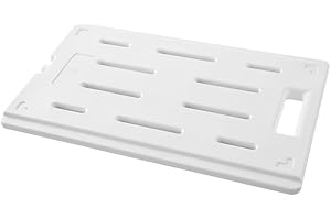 HENDI Placa eutéctica de frío profesional, GN 1/1, para cajas térmicas, elemento refrigerante, acumulador de frío, bloque térmico, de enfriamiento, placa de hielo, 530x325x(H) 30mm, HDPE, blanco