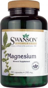Preisvergleich Produktbild Swanson Magnesium 200mg, 250 Kapseln