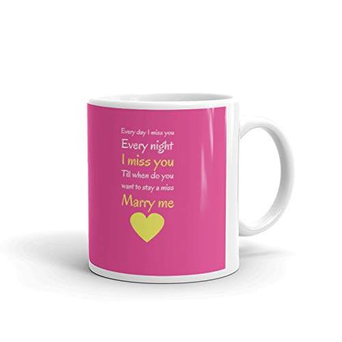 Youth Style I Miss You Coffee and Tea Cup Gift for Friend, Girl Friend Gift for BoyFrind,Gift for Wife