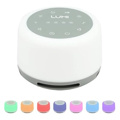 Lumi | White Noise Machine For Babies & Adults | 24 Sounds | 7 Colour Night Light | Sleep Timer | Usb Rechargeable | White Noise Machine Baby | Sleep Aid