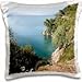 Produktbild Taiche - Photography - Seascapes - Gkova Krfezi A scenic shot of the Turkish coastline with blue waters and pine trees - 16x16 inch Pillow Case