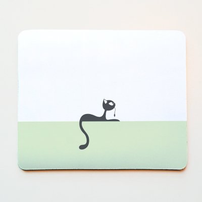 Preisvergleich Produktbild @A Office Mauspads Gaming Mauspads Spiel-Mausunterlage verdickte Schreibtisch-Auflage-ursprüngliche rutschfeste und haltbare kreative und frische Kunst-einfache Wind-Handgelenke 24Cmx20Cmx6Mm, Hügel