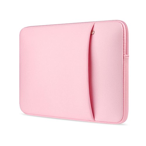 Reißverschluss Laptop Hülle Schutz Hülle Case Cover Schutzabdeckung Notebook Hülle für MacBook Pro / Air – Rosa, 13 Zoll - 7