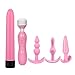 Produktbild G-Punkt Vibrator Anal Beads Plug Massagegerät Sexspielzeug Set Sinnlichkeit Vibrieren, 20x Multi-Speed-Vibrationen HECAREN