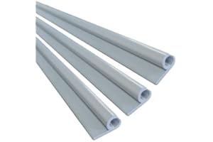 KederUk Campervan Motorhome Caravan Awning Rail C Channel Powder Coated Grey Aluminium (3m (3x100 cm strips))