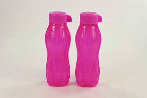 TUPPERWARE To Go Eco 310 ml neon pink (2) Wasser Trinkflasche Ökoflasche 16261