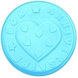 Cocine Lily cumpleaños silicona Molde KP5008 rojo / azul / naranja / verde de 26,5 x 26,5 x 6,5 cm