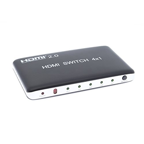 4x1 HDMI Switch Yatek YK-0401v2 mit 2k x 4k-Support und Fern