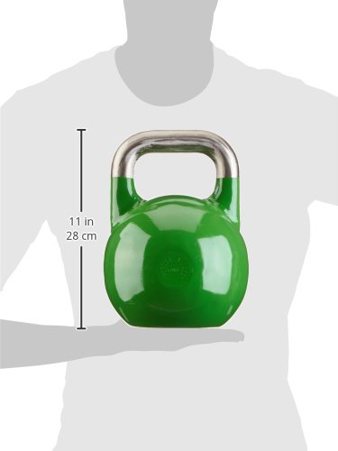Gorilla Sports Kettlebell Kugelhantel Competition 8-32 KG Studio-Qualität ideal für Krafttraining, Functional Training, Fitness, Heimtraining - 5