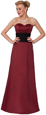 SEXYHER Gorgeous Full Length Strapless Bridesmaids Formal Evening Dress - EDJ1612