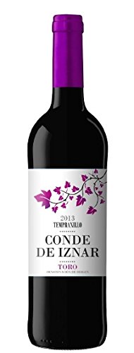 Conde de Iznar Vino Toro Tinto de 13.5º - Paquete de 6 botellas de 75 - Total 450 cl