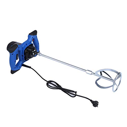 Preisvergleich Produktbild Professioneller Industrielack-Chemiemischer Elektrischer Rührer 1800W - blau [EU-Stecker]
