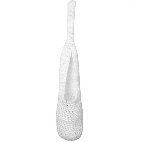 Vogholic Baby Infant Crocheted Sleeping Bag Hammock Cocoon Photography Photo Props (Newborn-12 Months) White