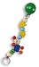 Hess Wooden Baby Toy Pacifier Mice Chain Clip