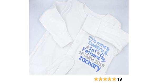 our first fathers day baby grow