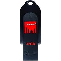 Strontium Pollex 32GB Flash Drive (Black/Red)