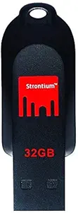 Strontium Pollex 32GB Flash Drive (Black/Red)