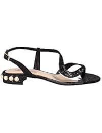 EXE G410085118844 Sandalias Chanclas Mujeres Negro 36
