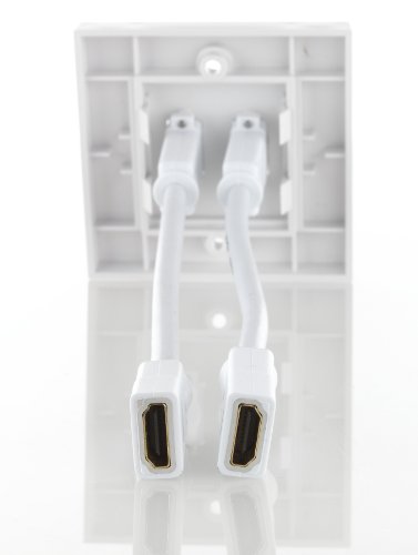 deleyCON HDMI Dose 2 Port / Unterputz / 3D / FullHD / Unterstützt neustes HDMI 1.4a - 4