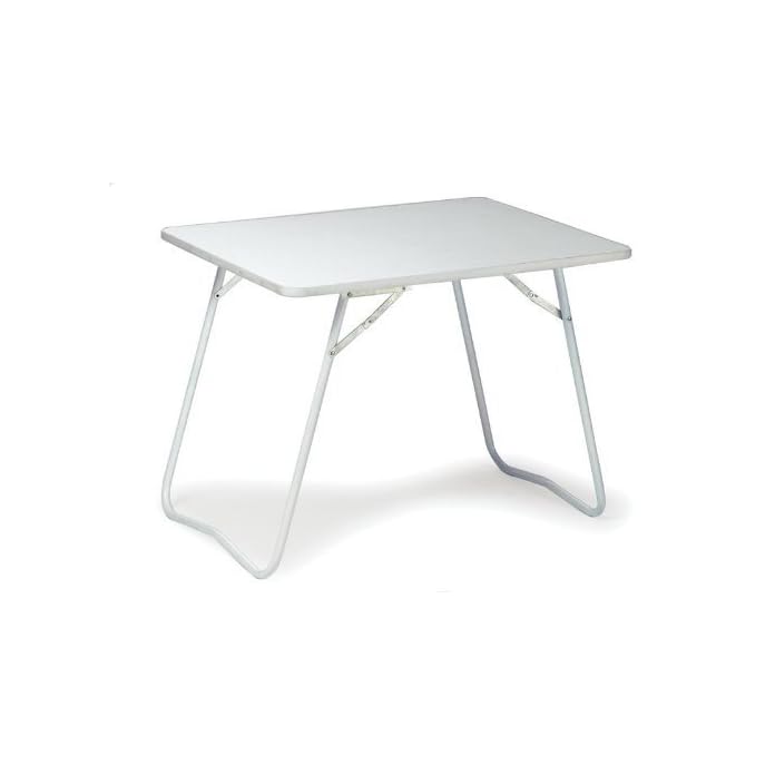 Campingtisch Ca 80x60x60cm Klappbarer Picknicktisch Balkontisch Farbe Weiss