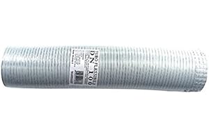 MBM flexible Rauchröhre dehnbares Aluminium weiß 130 mm von 1 bis 3 mt