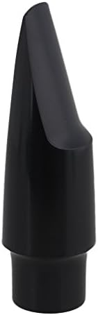 Yibuy Black Eb Alto Saxophone Plastic Mouthpiece Replacement
