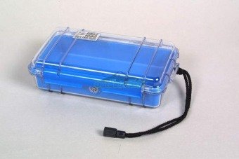 Preisvergleich Produktbild Peli 1060 Micro Case, Transparent, Blau