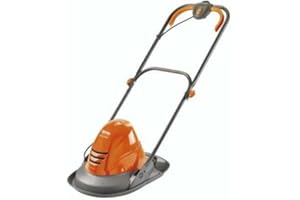 Flymo TurboLite 250 Cortacésped flotante eléctrico - Motor de 1400 W, anchura de corte de 25 cm, manillar ambidiestro, plegable