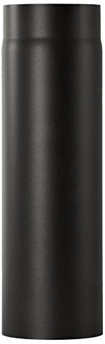 Rauchrohr Ofenrohr 0,50m ø 120 schwarz #310 2mm