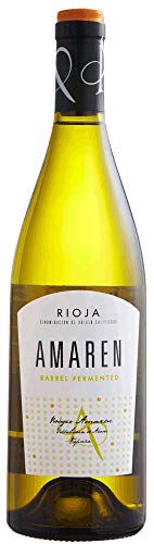 Vino Blanco Amaren Fermentado en Barrica Rioja Alavesa 6 X 75 CL