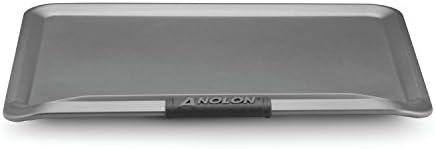 Anolon54717 Advanced Nonstick Bakeware with Grips Cookie Baking Sheet, Carbon Steel, Gray
