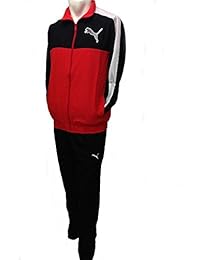red and black puma sweatsuit