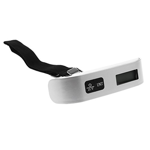 Preisvergleich Produktbild Baoblaze 50kg / 10g Digital Kofferwaage Hängewaage Gepäckwaage Reise Waage Thermometer