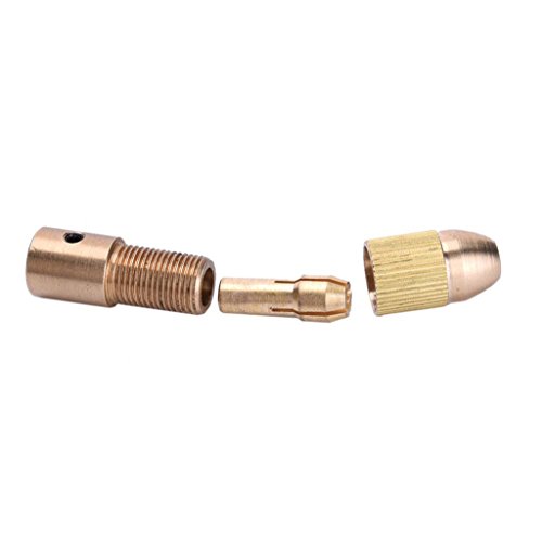 MagiDeal Spannzangen-Set (Spannmutter, Spannzangen 0,5/1/1.5/2.5/3.0 mm) Bohrer Spannzange 7 stk. kleiner elektrisch Micro Twist Bohrfutter Set mit Inbusschlüssel Schnellspannbohrfutter High Speed Stahl - 5