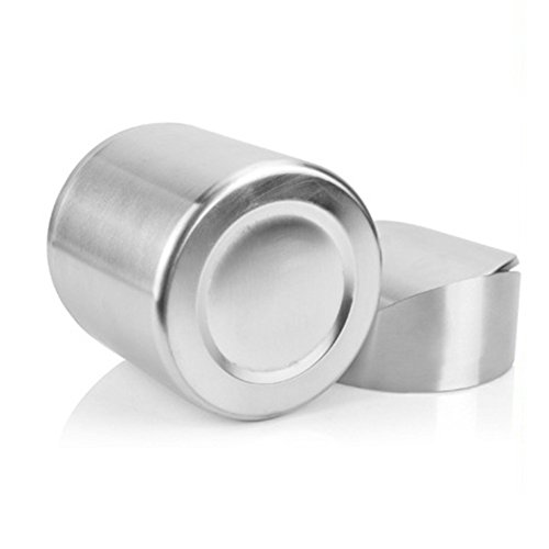 Amteker Mini-Arbeitsplatte Abfalleimer, Gebürsteter Edelstahl Tischabfalleimer, Schwingen-Abfalleimer 1.5 L / 0.40 Gal - 6