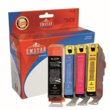 Preisvergleich Produktbild Kompatibel Emstar Tintenpatrone gelb cyan magenta schwarz (12CAIP4200MULTI, C79)