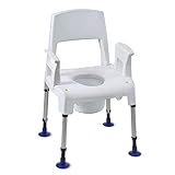 Chaise de toilettes percée modulable Pico Commode Aquatec - INVACARE