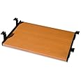 Ganga Heavy Duty Desk Wooden Keyboard Tray with Height Adjustable – Perfect for Office & Home (Golden, 11 x 20 Inches)
