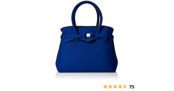 save my bag Miss, Borsa a Mano Donna, Blu/Spot, 34x29x18 cm (W x H x L) :  Amazon.it: Scarpe e borse