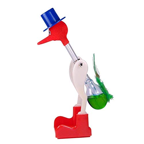 Beito The Original Vintage Retro Magic Sippy Dipping Incredible Bird That Drinks Water Funny Bird Drinks Water-Green