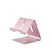 Price comparison product image Xiton Cell Phone Desk Stand Holder - Aluminum Desktop Solid Portable Universal Desk Stand for All Mobile Smart Phone Tablet Display Huawei iPhone 7 6 Plus 5 Ipad 2 3 4 Ipad Mini Samsung (Rose Gold)