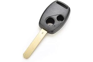 KUYUANSU Caso de Control Remoto de la Llave en Blanco para Honda Accord Civic CRV Jazz Pilot 2 Botones de reemplazo de la Cubierta de la Llave