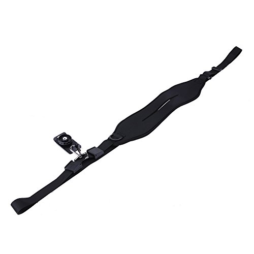 Preisvergleich Produktbild prettygood7 Umhängeband für Digitalkameras, flexibel, Schwarz