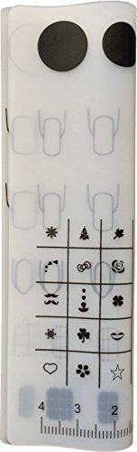 Nailstamping Mat aus Silikon – abwaschbare Nageldesign Stempel Matte – Nail Stamp Unterlage – Nail Art Stamp Plate - 3