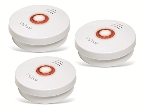Preisvergleich Produktbild Rauchmelder LOGILINK SC0006, 3 Stück Rauchmelder LOGILINK SC0006