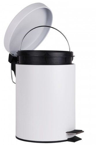 5 Liter Abfalleimer – Treteimer – Badeimer – Mülleimer – Eimer – Kosmetikeimer – Müllsammler – Abfallsammler, Farbe:Grün - 2